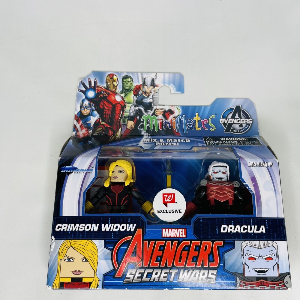 Walgreens‎ Exclusive Avengers Secret Wars Minimates Crimson Widow & Dracula Set